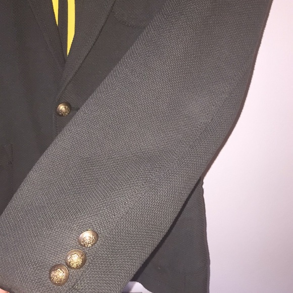 Zara Man Dark Olive Blazer - Picture 2 of 5